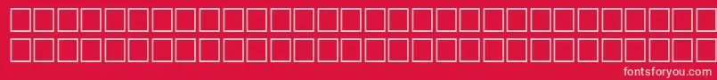 ThalesRegular-Schriftart – Rosa Schriften auf rotem Hintergrund