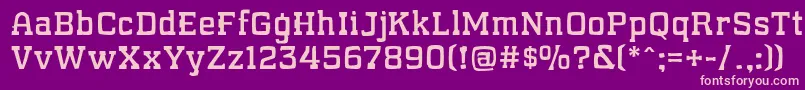 WhatSoundPounds Font – Pink Fonts on Purple Background