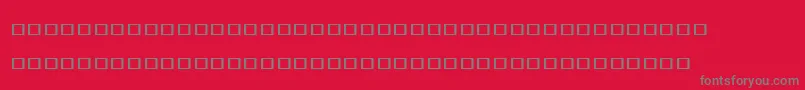 BulmerMtSemiboldAltItalic Font – Gray Fonts on Red Background