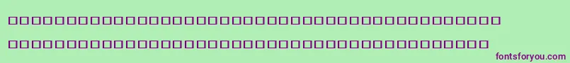 BulmerMtSemiboldAltItalic Font – Purple Fonts on Green Background