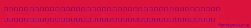 BulmerMtSemiboldAltItalic-Schriftart – Violette Schriften auf rotem Hintergrund