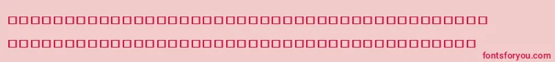 BulmerMtSemiboldAltItalic Font – Red Fonts on Pink Background