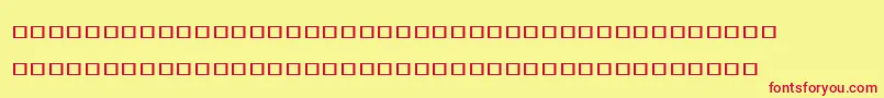 BulmerMtSemiboldAltItalic Font – Red Fonts on Yellow Background