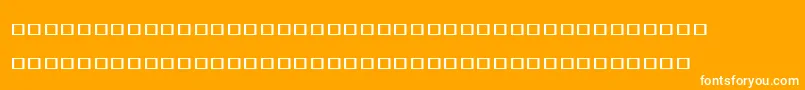 BulmerMtSemiboldAltItalic Font – White Fonts on Orange Background