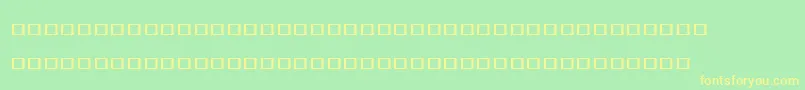 BulmerMtSemiboldAltItalic Font – Yellow Fonts on Green Background