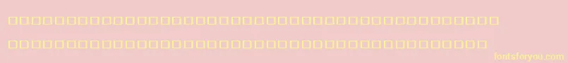 BulmerMtSemiboldAltItalic-Schriftart – Gelbe Schriften auf rosa Hintergrund