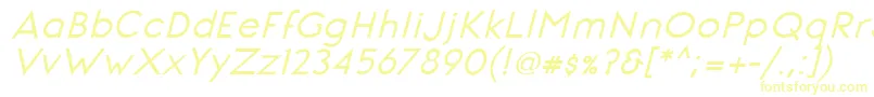 SignoriaBoldItalic Font – Yellow Fonts