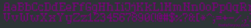 fuente SerifPixel7 – Fuentes Moradas Sobre Fondo Negro