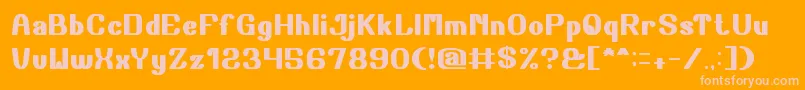 Подробнее о шрифте Chalk Шрифт Chalk – розовые шрифты на оранжевом фоне
