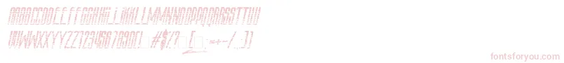 フォントAmazs.T.A.L.K.E.R.Italic – ピンクのフォント