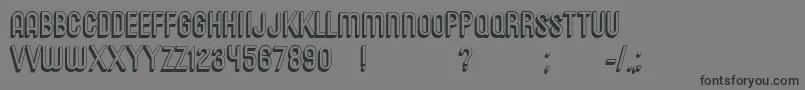 Messages Font – Black Fonts on Gray Background