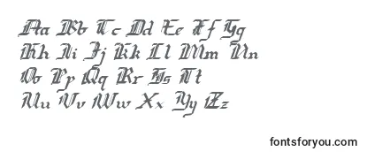 RedcoatItalic Font