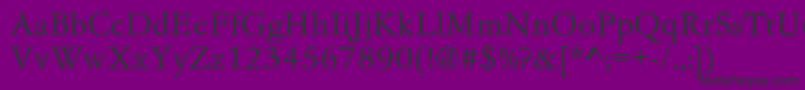 Gc05002t Font – Black Fonts on Purple Background