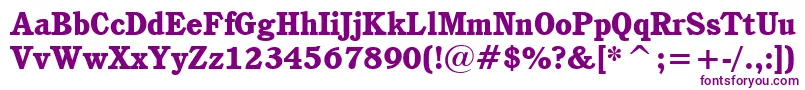 CushingHeavyBt Font – Purple Fonts
