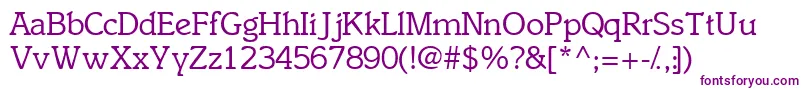 Ensemblessk Font – Purple Fonts on White Background