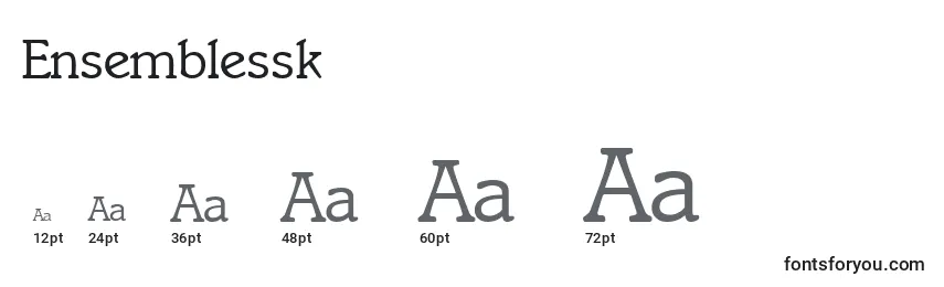 Ensemblessk Font Sizes