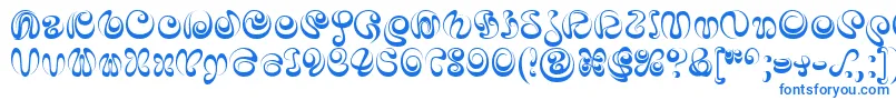 IaiAlphabet-fontti – siniset fontit