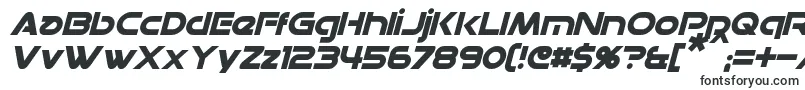 DatacronItalic-fontti – lohkofontit