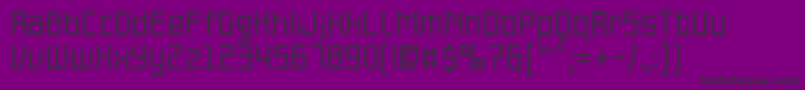 PfonlinethreeproSingleフォントについての詳細 フォントPfonlinethreeproSingle – 紫の背景に黒い文字