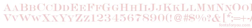 S650RomanRegular-Schriftart – Rosa Schriften