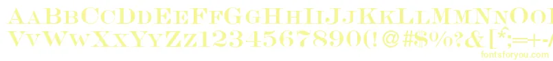 S650RomanRegular Font – Yellow Fonts