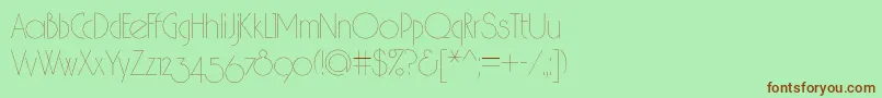 Подробнее о шрифте Hair2 Шрифт Hair2 – коричневые шрифты на зелёном фоне
