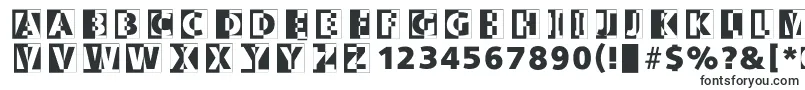 Logohalfnhalf-Schriftart – Robuste Schriften
