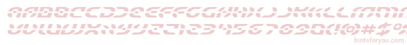 Starfighterexpandital Font – Pink Fonts on White Background