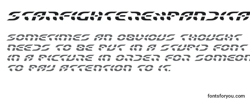 Starfighterexpandital Font