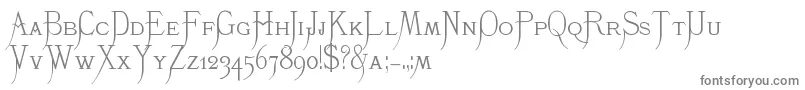 K22Monastic-Schriftart – Graue Schriften