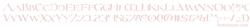 Severv2 Font – Pink Fonts on White Background