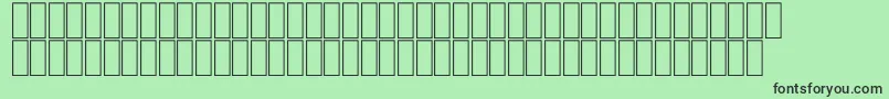 FsFree Font – Black Fonts on Green Background
