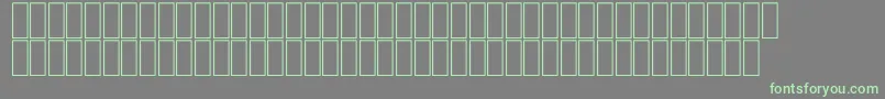 FsFree Font – Green Fonts on Gray Background