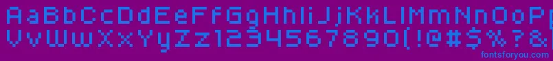 Lisätietoja Kroeger0656-fontista Kroeger0656-fontti – siniset fontit violetilla taustalla