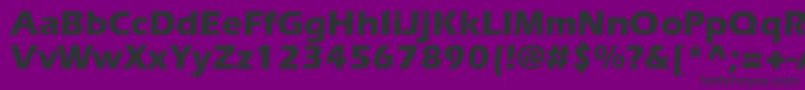 ErlangenblackdbNormal-Schriftart – Schwarze Schriften auf violettem Hintergrund