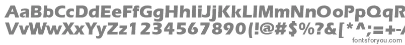 フォントErlangenblackdbNormal – 白い背景に灰色の文字