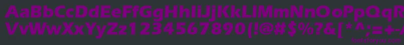 ErlangenblackdbNormal Font – Purple Fonts on Black Background
