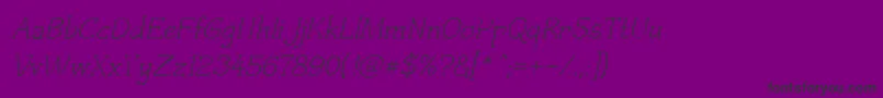 Czaristiteoblique Font – Black Fonts on Purple Background