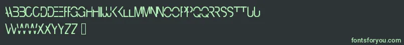 Cyberbunny Font – Green Fonts on Black Background