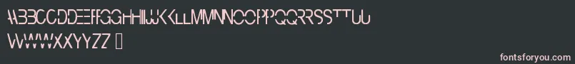 Cyberbunny Font – Pink Fonts on Black Background