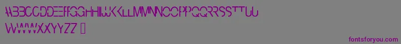 Cyberbunny Font – Purple Fonts on Gray Background