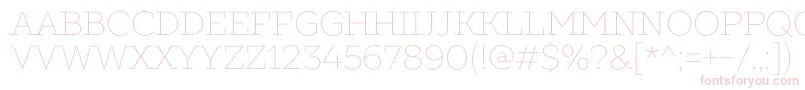 SlabsThin Font – Pink Fonts