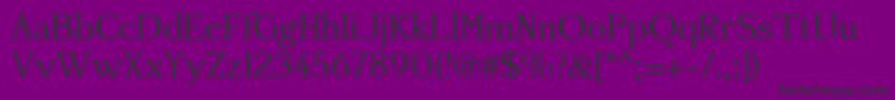 Accanthisadfstdno3Regular Font – Black Fonts on Purple Background