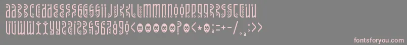 Tantrumtongue Font – Pink Fonts on Gray Background