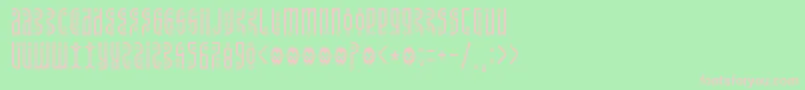 Tantrumtongue Font – Pink Fonts on Green Background