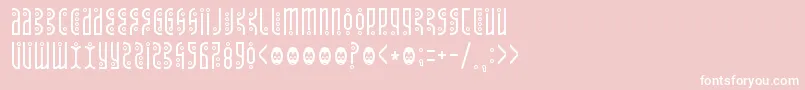 Tantrumtongue Font – White Fonts on Pink Background