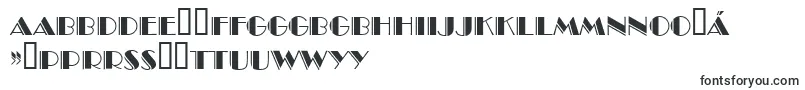 BroadwayEngravedCapsRegular-Schriftart – yoruba Schriften