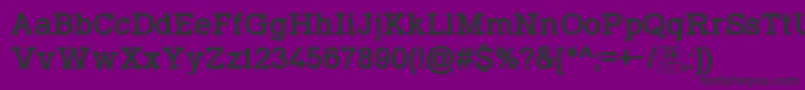 TyposlabIrregularDemo Font – Black Fonts on Purple Background