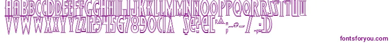 WolfsBaneOutline Font – Purple Fonts