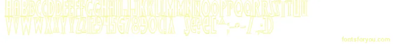 WolfsBaneOutline Font – Yellow Fonts